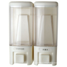 Elegant 480ml*2 White Plastic Liquid Hotel Soap Dispenser